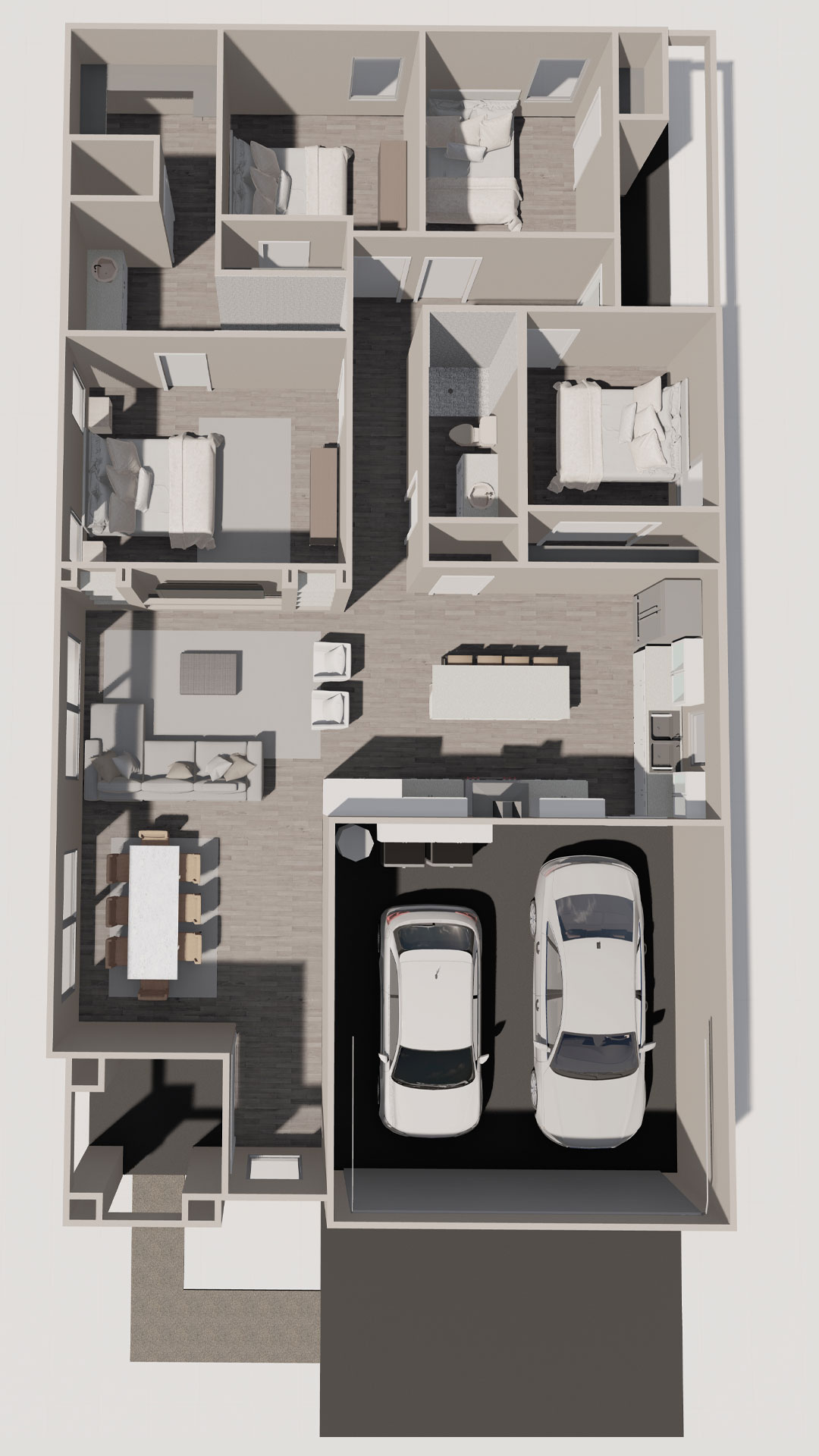 Leon House Model Floor Plan Option 1