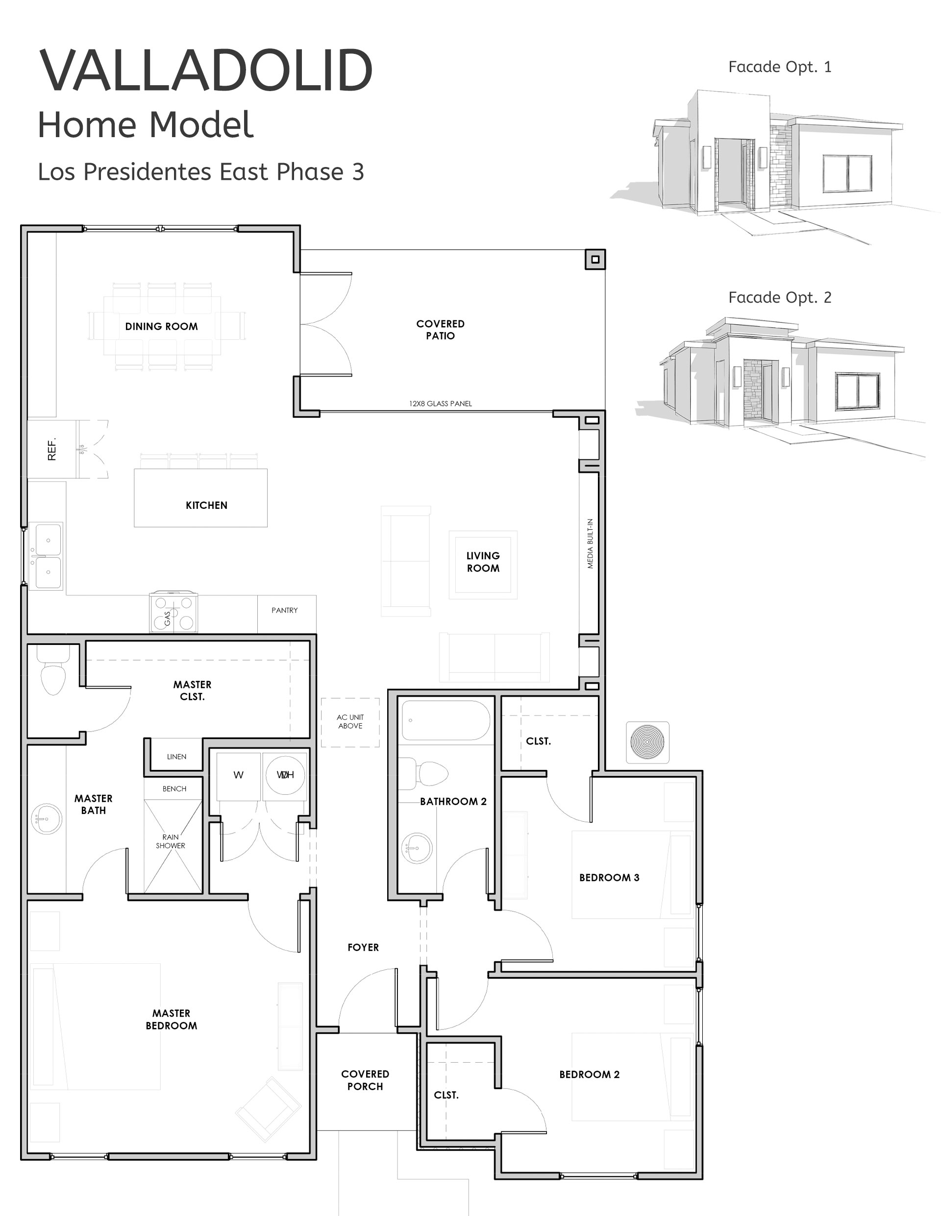 Valladolid home model floor plan - los presidentes east phase 3