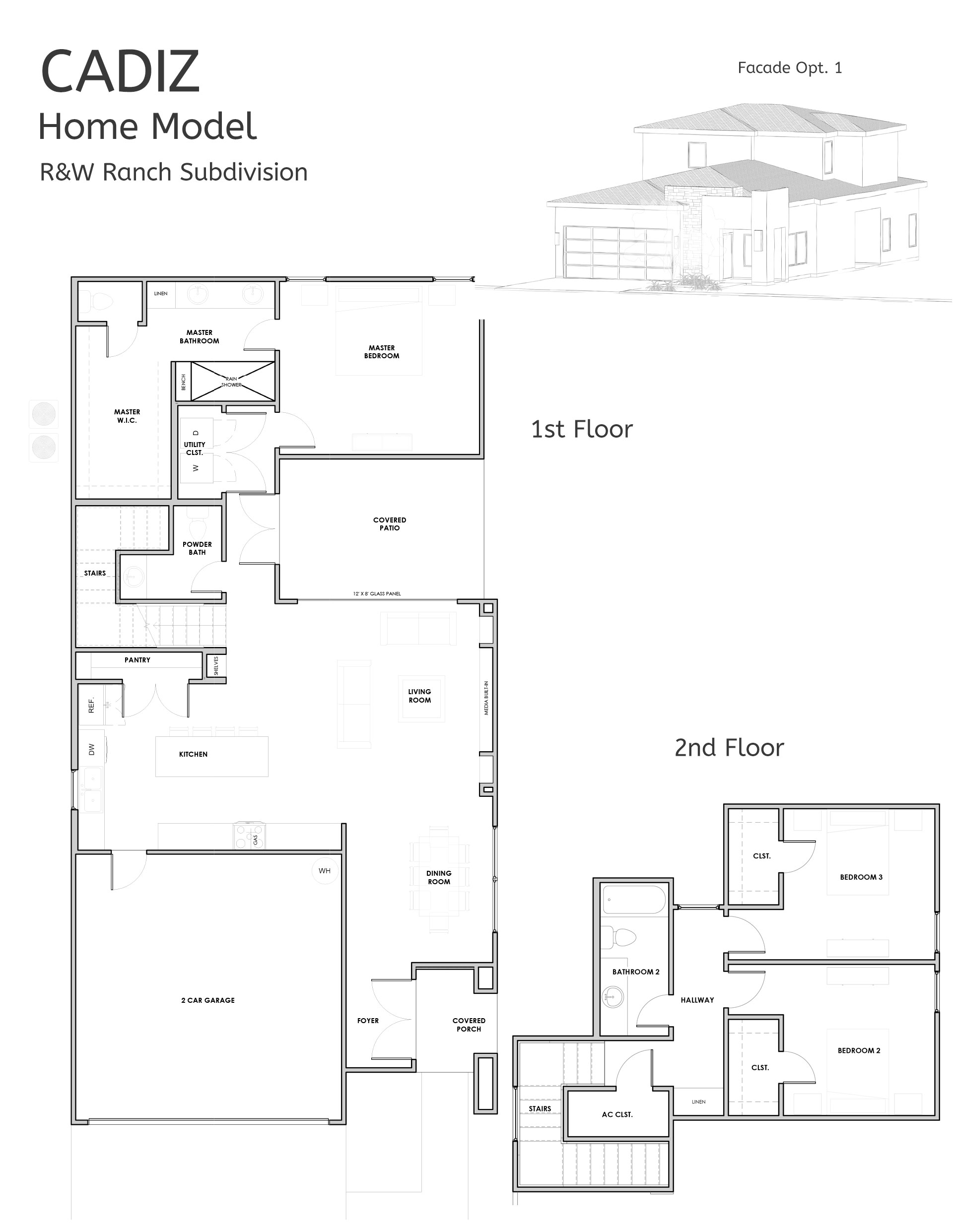 Cadiz home model floor plan - r&w ranch