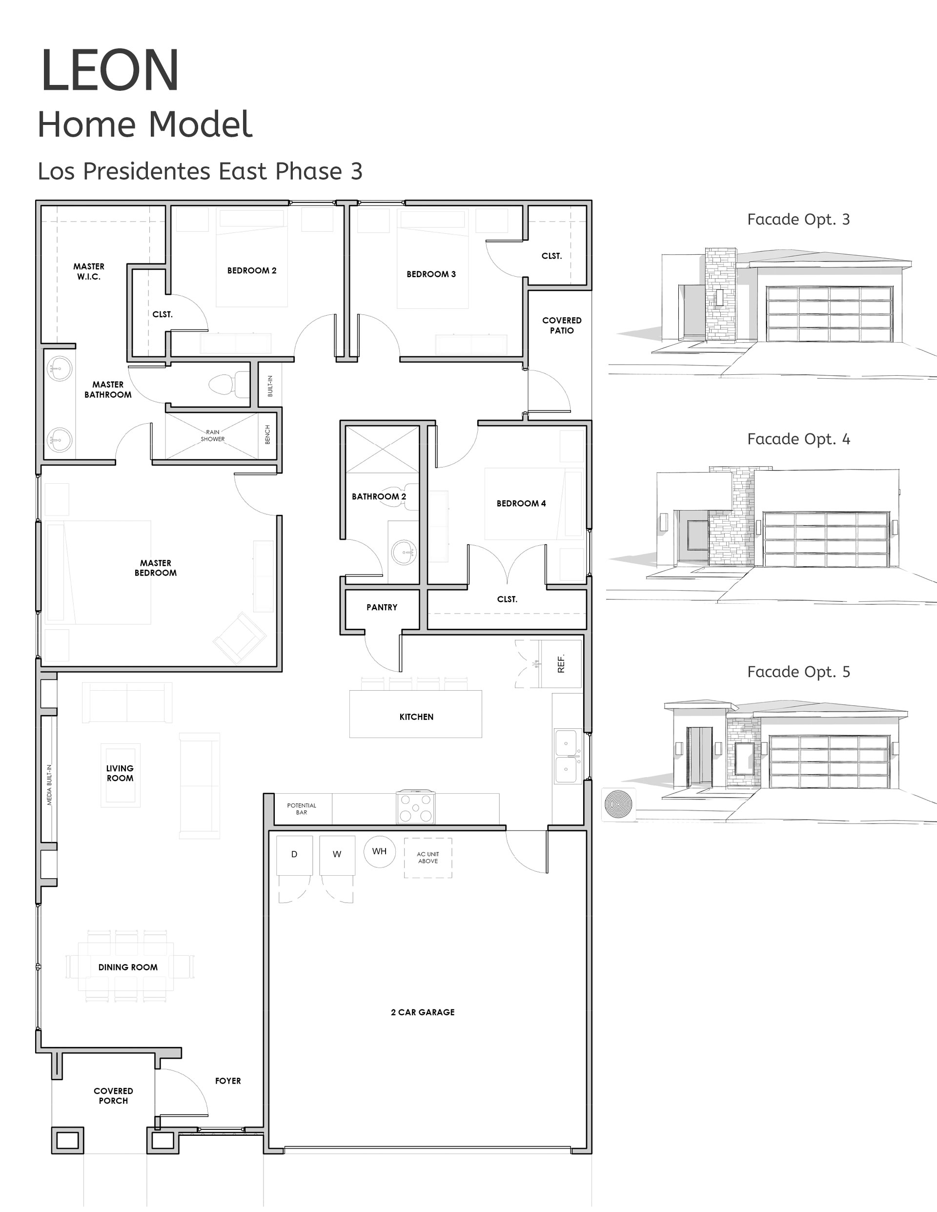 Leon floor plan - los presidentes