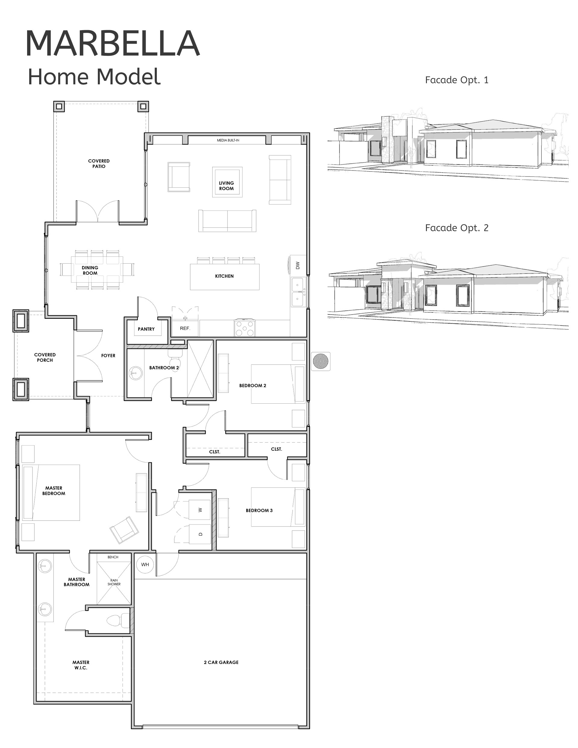 Marbella floor plan - wright ranch