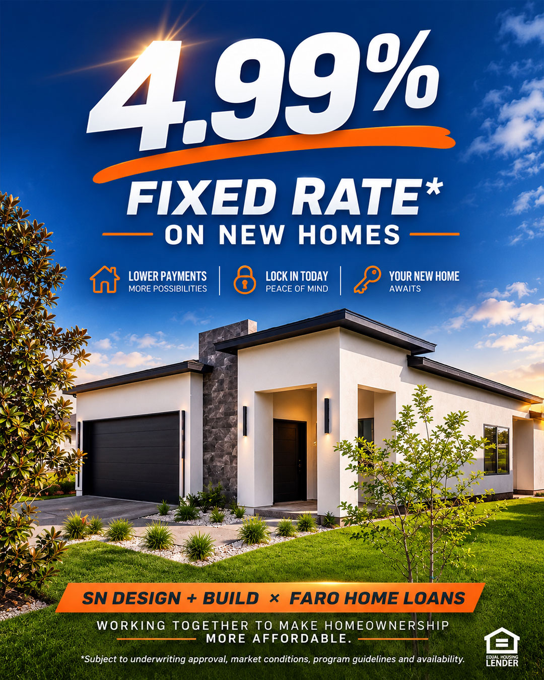 4. 99% fixed rate