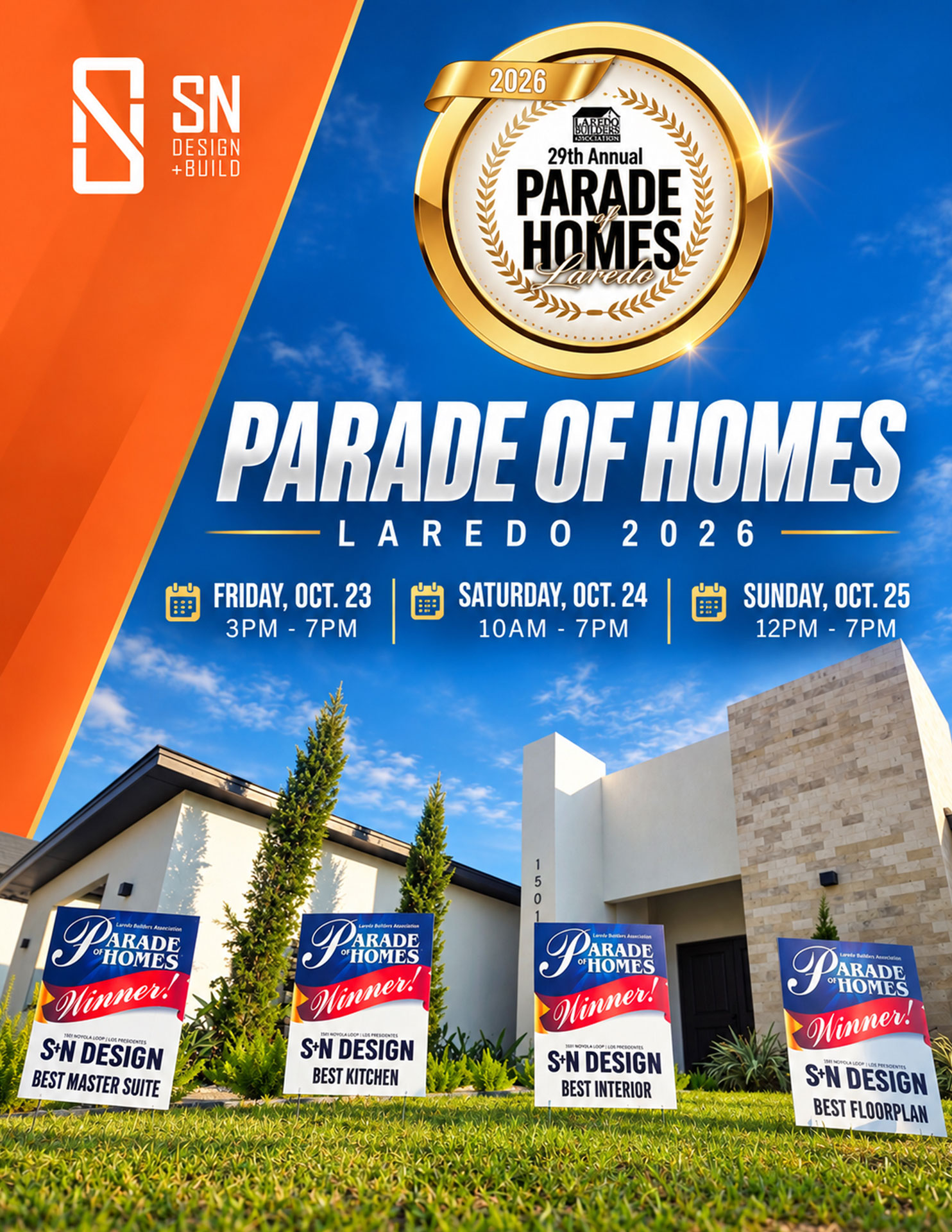 Parade of homes laredo 2026