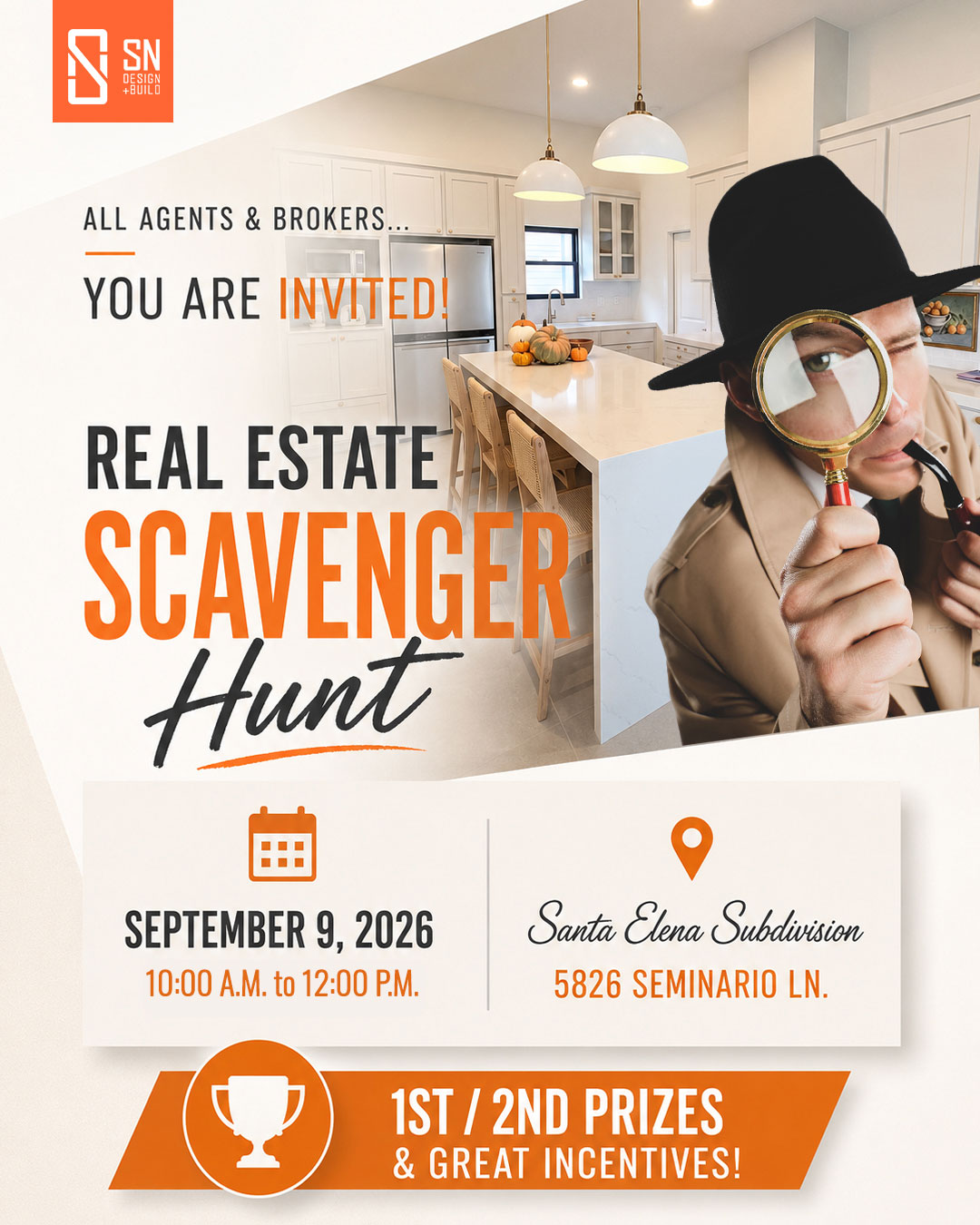 Real estate agents scavenger hunt